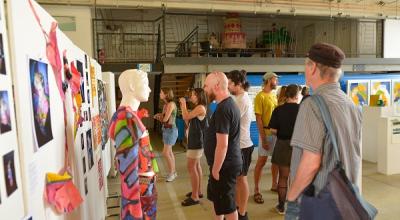 Showing beim Kunstcamp 2025