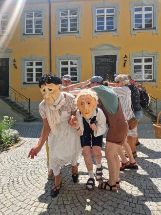Hochzeitsspalier beim Pflasterspektakel in Wangen