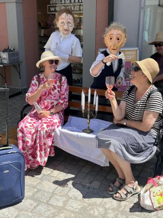 Das Maskentheater in Wangen beim Pflasterspektakel
